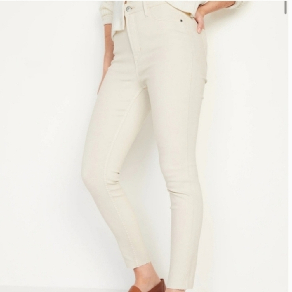 Old Navy Rockstar super skinny extra high rise jeans pants Size 2